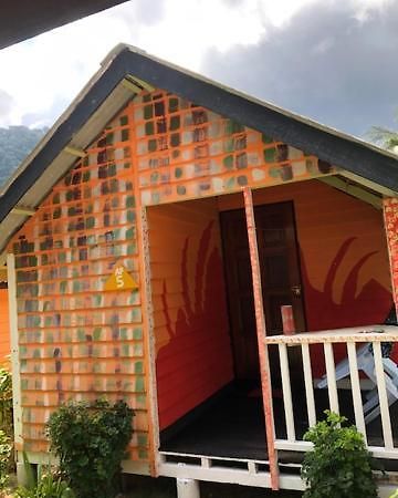 Beach Shack Chalet - Garden View Aframe Big Unit Kampong Juara Luaran gambar