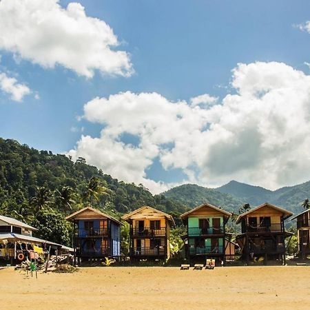 Beach Shack Chalet - Garden View Aframe Big Unit Kampong Juara Luaran gambar