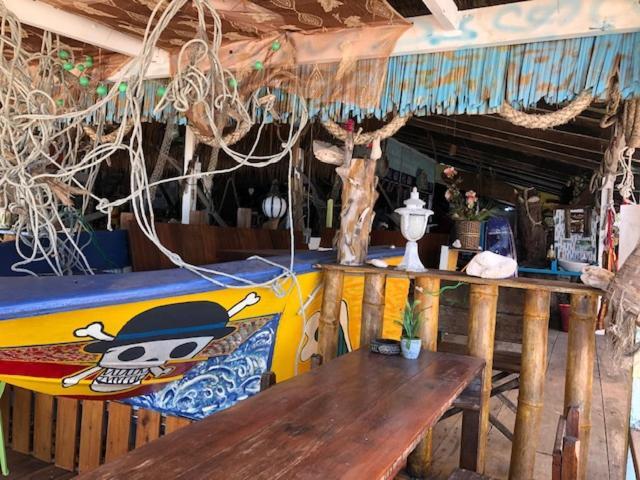 Beach Shack Chalet - Garden View Aframe Big Unit Kampong Juara Luaran gambar
