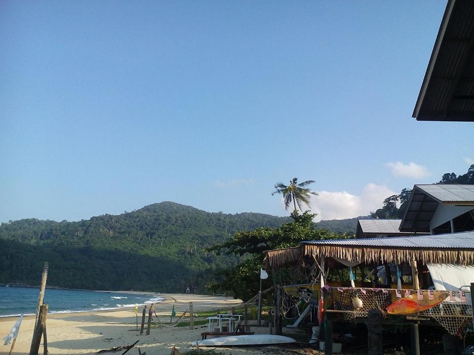 Beach Shack Chalet - Garden View Aframe Big Unit Kampong Juara Luaran gambar