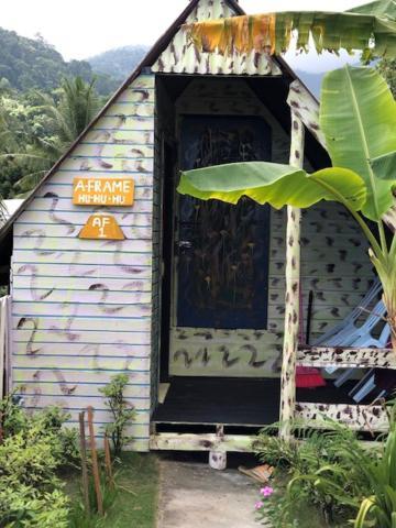 Beach Shack Chalet - Garden View Aframe Big Unit Kampong Juara Luaran gambar